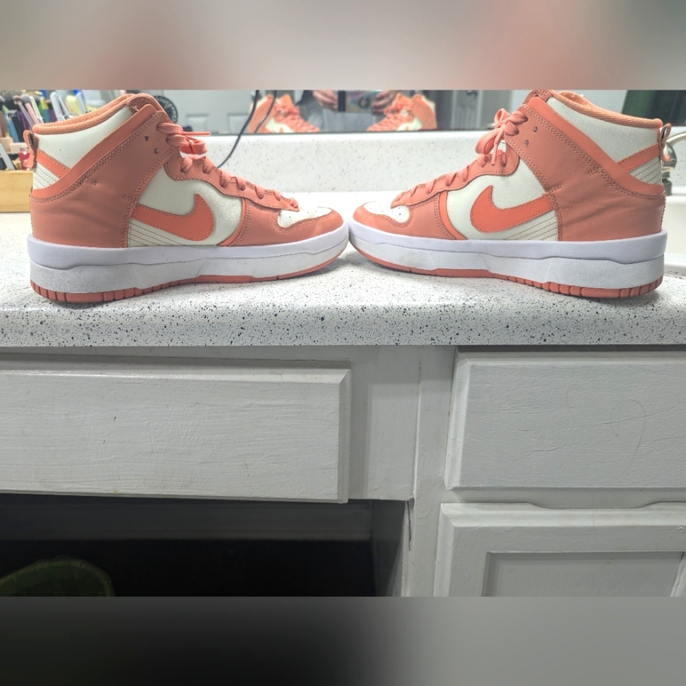 Pink Nike High Dunks